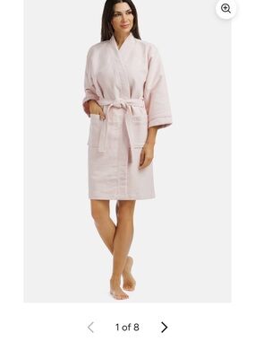 Fishers Finery Pink Robe — Women's Luxe Wrap